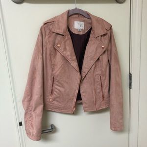 NWOT Faux Suede Jacket